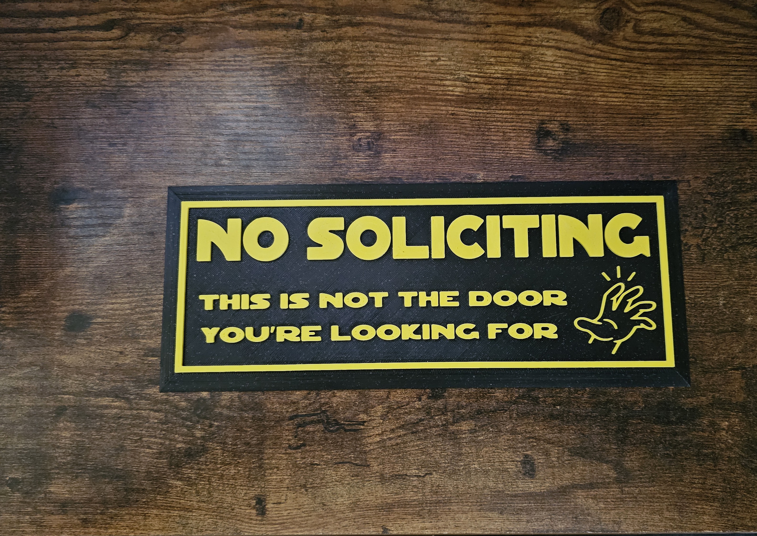 No Soliciting Sign - Functional outdoor signage